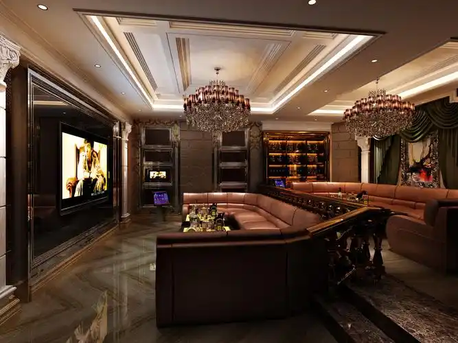 ktv现代简约装修效果图