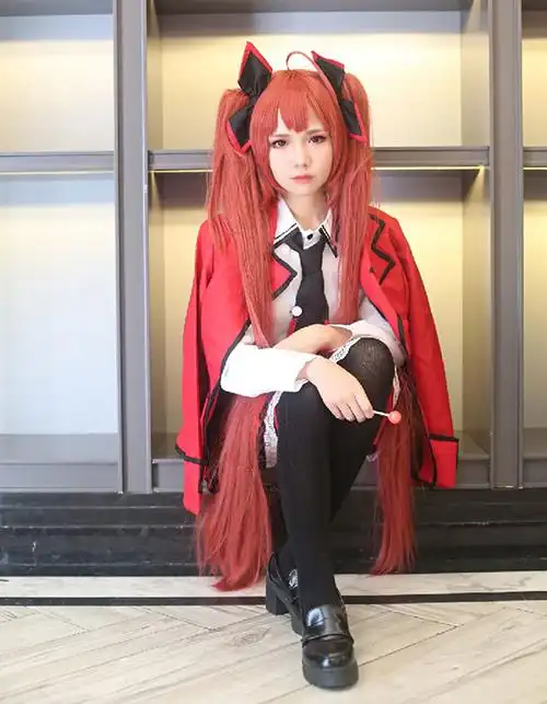 约会大作战五河琴里校服cosplay图片