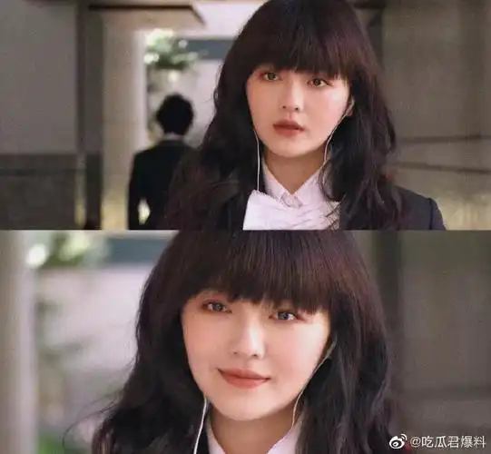 《泡沫之夏》中她饰演的尹夏沫,有一头海藻般浓密的长发,微微卷曲