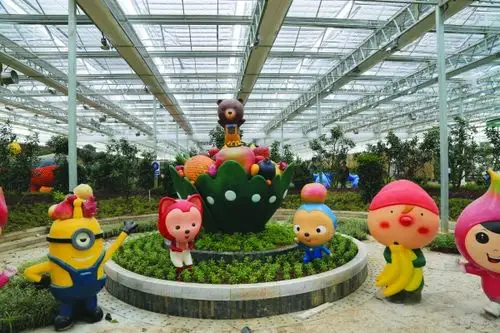 农业嘉年华场馆一角.