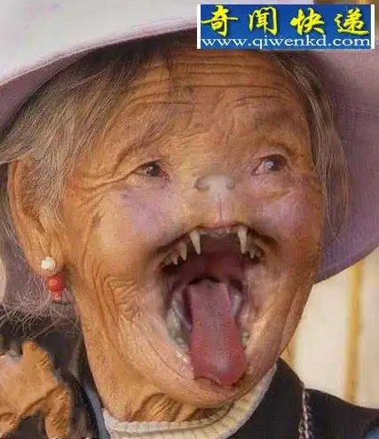 哈尔滨猫脸老太太事件,吃小孩是谣言(图片)