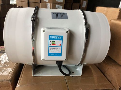 斜流增压管道风机强力静音厨房油烟抽风机10寸卫生间换气排气扇