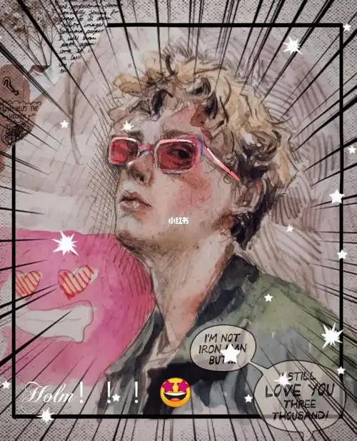 没人能在他的注视下幸免#henrikholm  #轰姆  #e神  #水彩  #北欧撩神