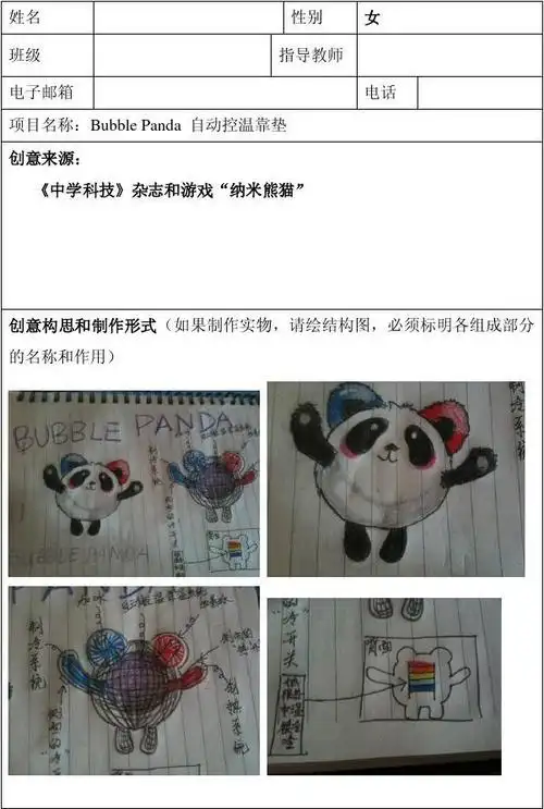 废物利用 创意小发明 科技小制作 科学小实验 探究型学习设计方案