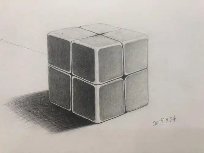 素描第四课3d小魔方