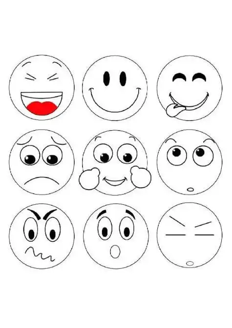 各种可爱简笔画内容表情