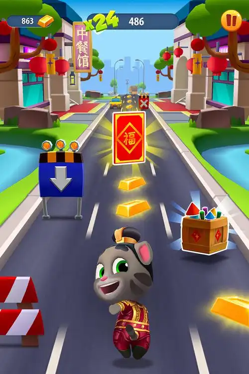 汤姆猫跑酷截图预览