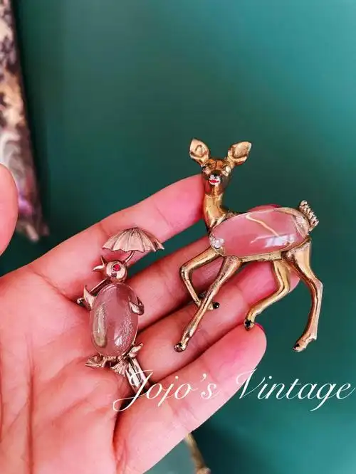 两只jellybelly小可爱胸针书本款