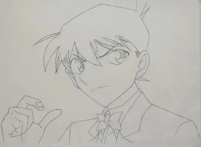 名侦探柯南 #工藤新一 #手绘 #画渣日常 #画渣本渣  - 抖音