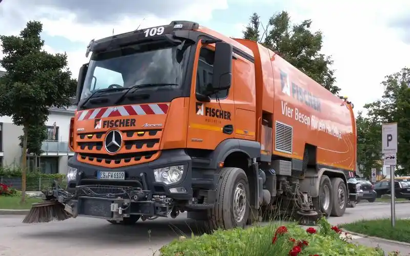 4k奔驰arocs 2546道路清洁卡车