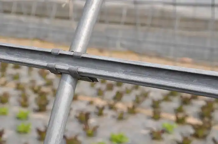 温室大棚骨架配件资材管槽固定卡管管卡卡槽固定器夹子热镀锌25固定器