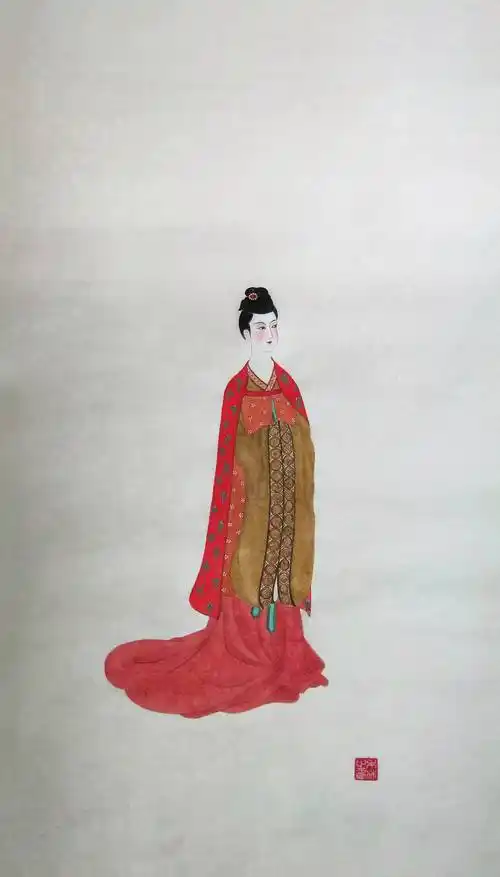 唐朝长孙皇后画像