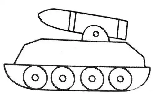 导弹车简笔画导弹车简笔画儿童
