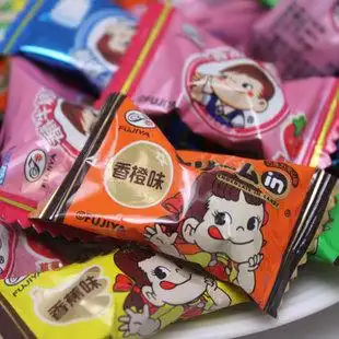 正品 不二家巧克力糖奶糖夹心糖混合口味散装250g喜糖