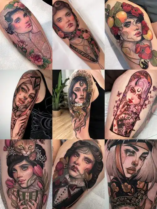 贵阳纹身/newschool纹身素材分享