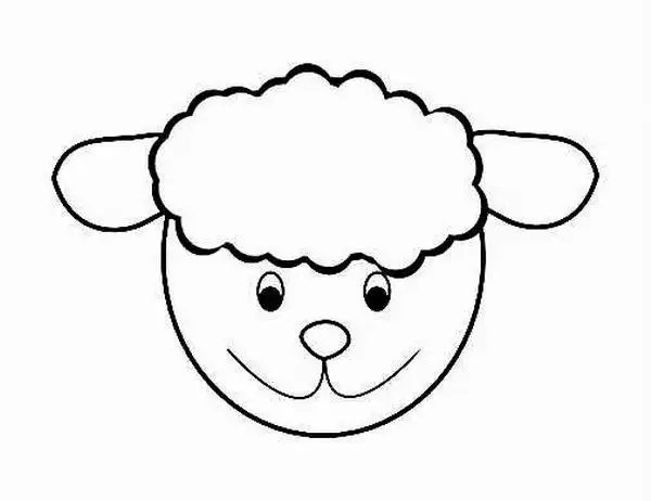 最萌小羊简笔画