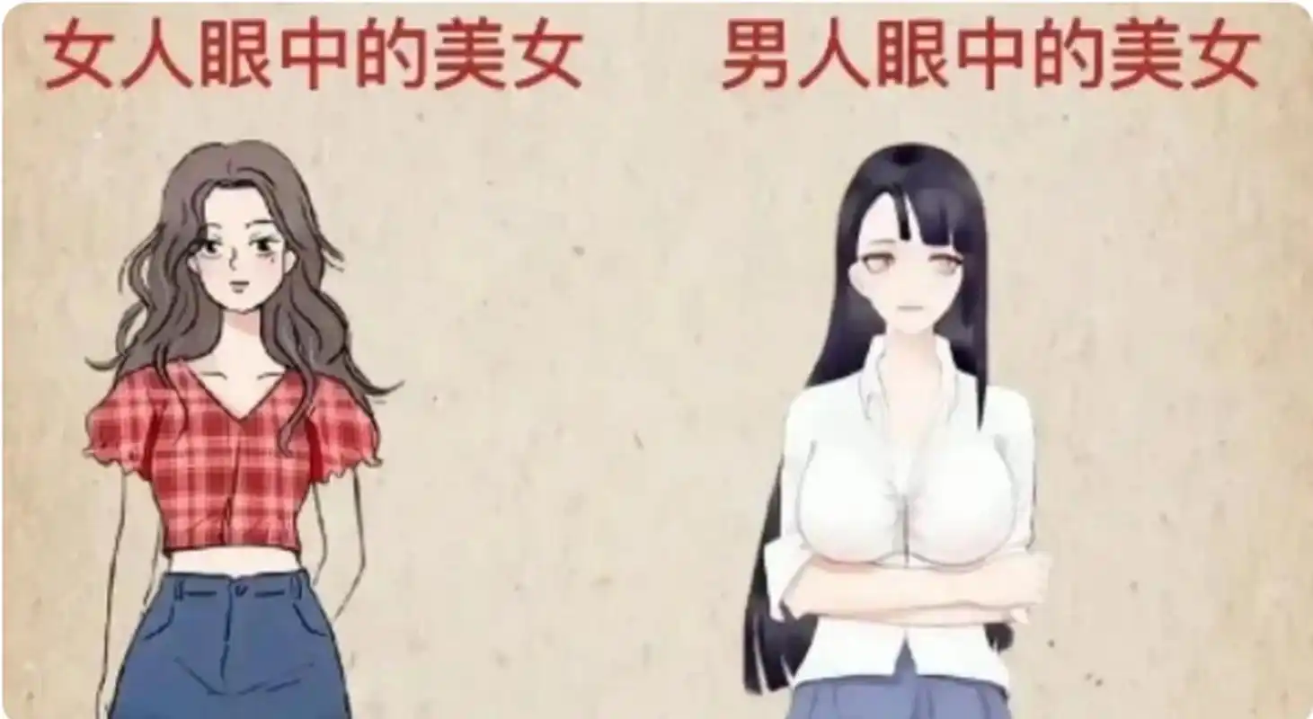 原来男女审美是不同的