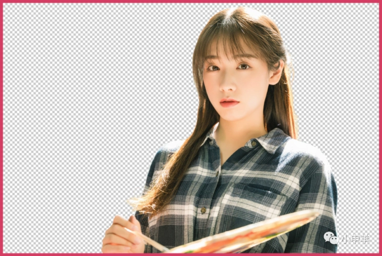 抠人物,抠出依靠在画室窗户边调色的人物 - 其它抠图 - ps教程自学网