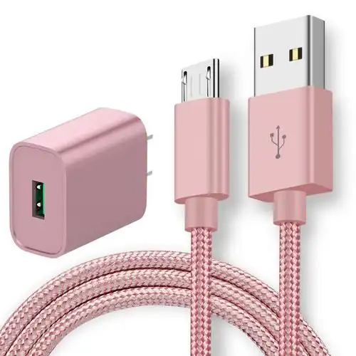 2米|2a充电器头手机数据线安卓op手机快充电线直充插头h8