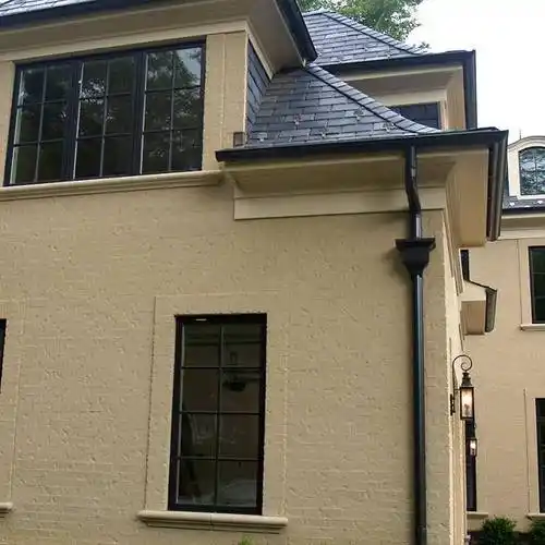 供应别墅天沟铝合金天沟成品檐沟波纹雨水管铝合金雨水