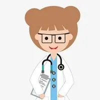 牙科女医生头像卡通【点击鼠标右键下载】