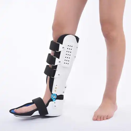 可调固定硬性踝足支具 支具 踝关节可调节式固定支具防滑鞋底-阿里巴