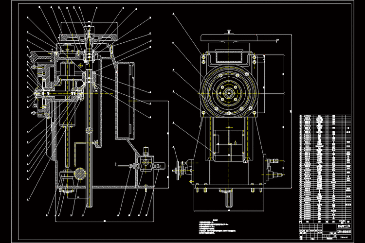 y38滚齿机滚刀箱设计【说明书 cad】_装配图网