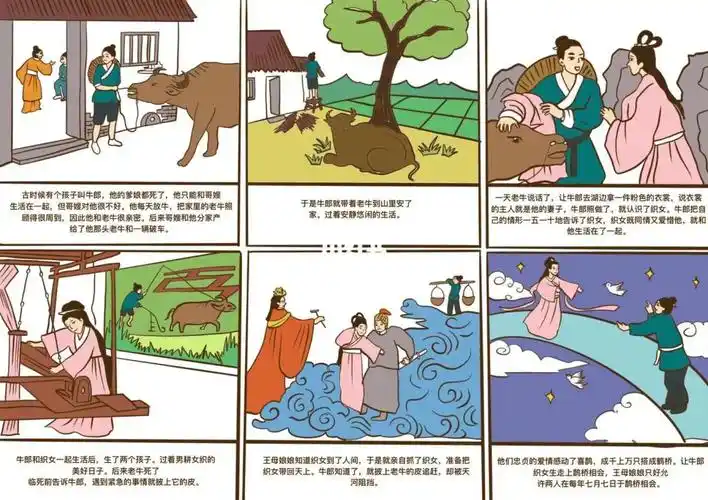 牛郎织女连环画故事