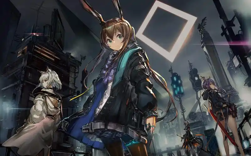 明日方舟人物插画桌面壁纸