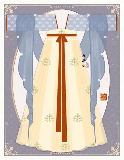 汉服设计齐胸襦裙已出