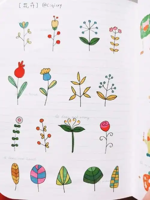 手帐素材合集:各式各样的手账边框和图案,让手账不再平平无奇