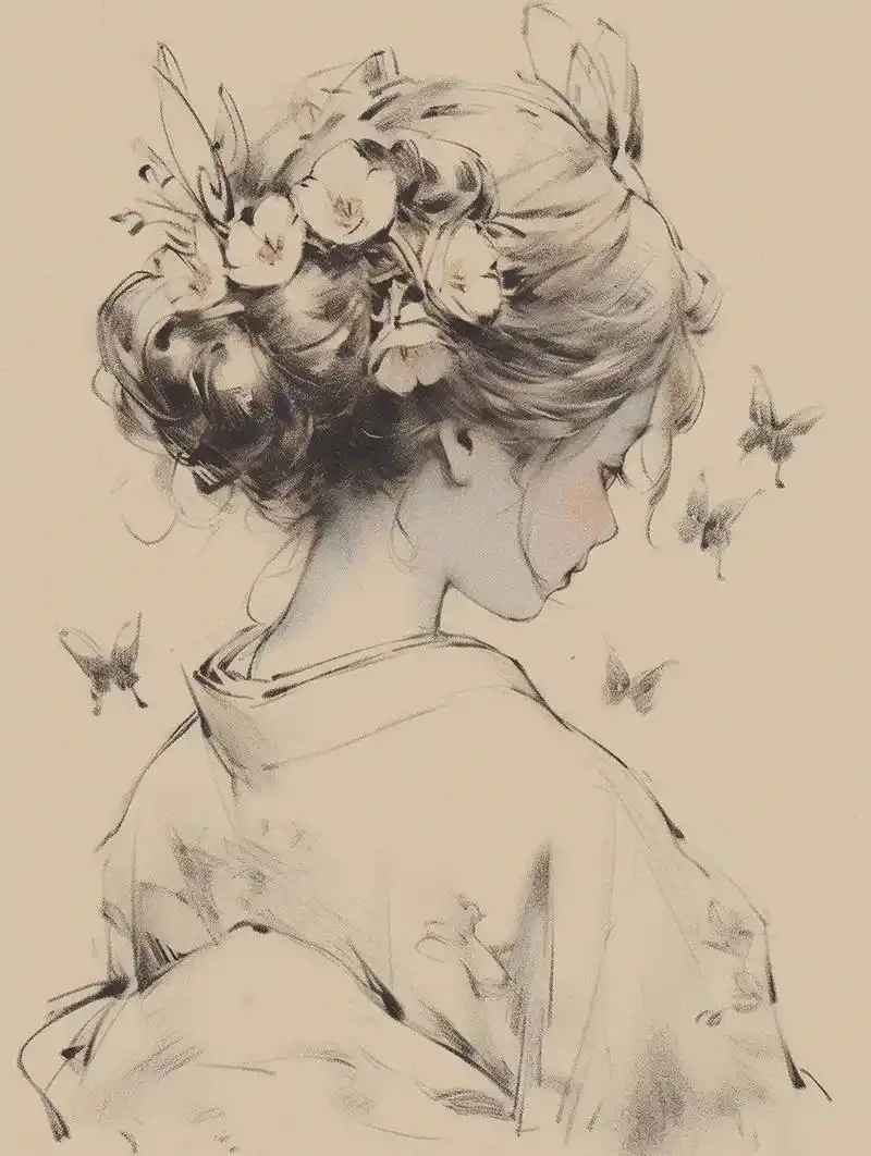 艺伎新娘-手稿9595 首先,让我们来了解一下艺伎的历史和文 - 抖音