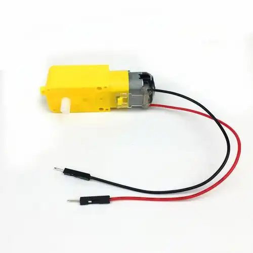 148直流减速电机130tt马达机器人减速电机带杜邦线公15cm插头