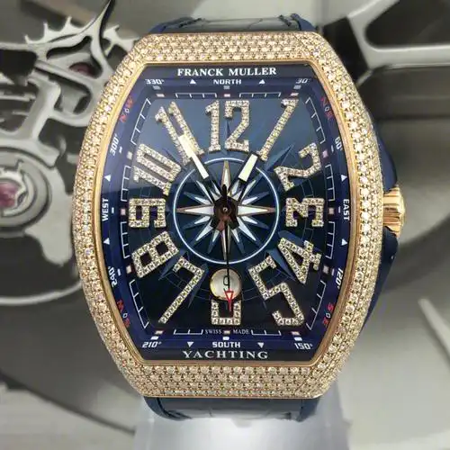 franckmuller法穆兰v45蓝游艇18k玫瑰金