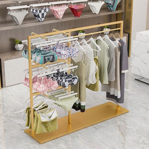 网红内衣货架服装店商场落地内裤文胸睡衣组合展示架中岛架陈列架