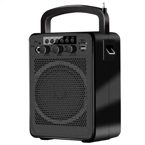 蓝牙音箱低音炮大音量带麦克风小型便携式户外广场舞音响k歌唱歌