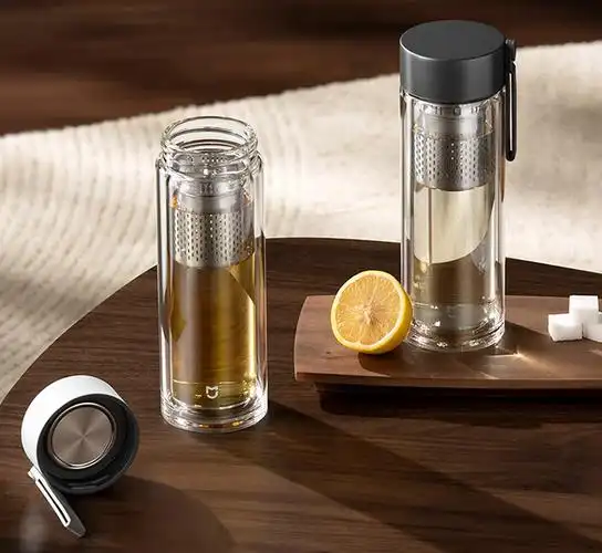 小米米家弹盖保温杯 / 双层玻璃杯上市:316l 不锈钢材质,售价 99 元