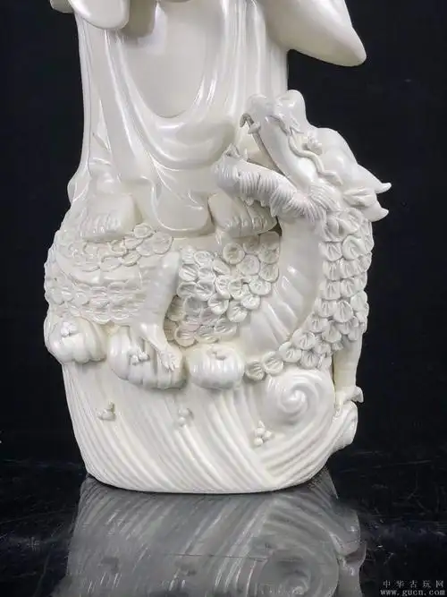 德化瓷观音像一尊 - 中华古玩网 - 古董收藏,古玩收藏,古玩鉴定,古玩