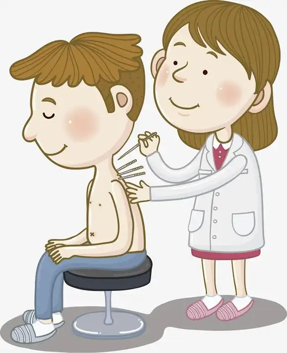 卡通,做轮椅,不能动,受伤,疾病,下身残疾,起不来,丧失运动,就医,针