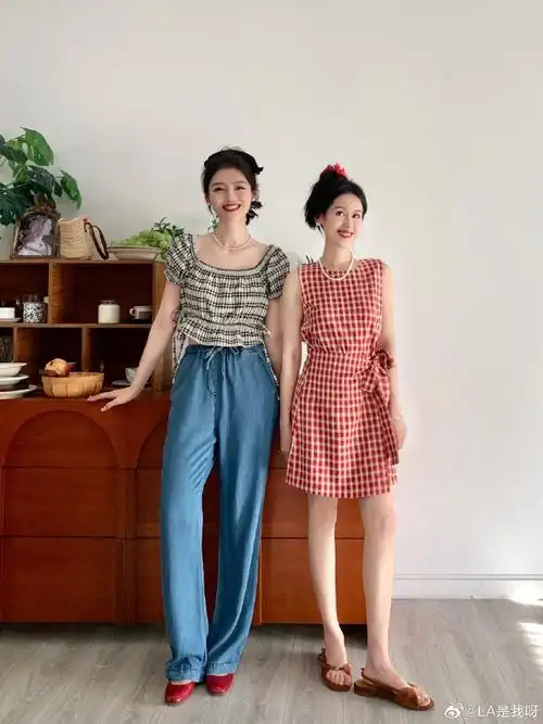 158和166身高差闺蜜穿搭93city不city啊