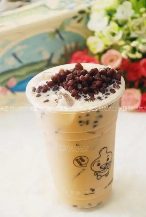 红豆奶茶