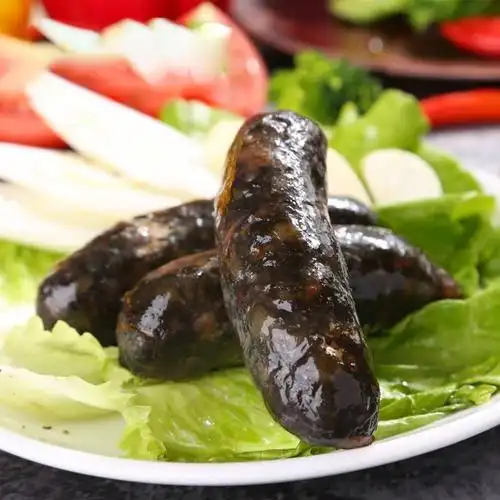 台湾经典香肠墨鱼鱼味三统万福黑色色烤热狗香肠