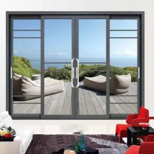 佛山厂家钛镁铝合金推拉门客厅隔音隔断推拉门阳台抗台风推拉门