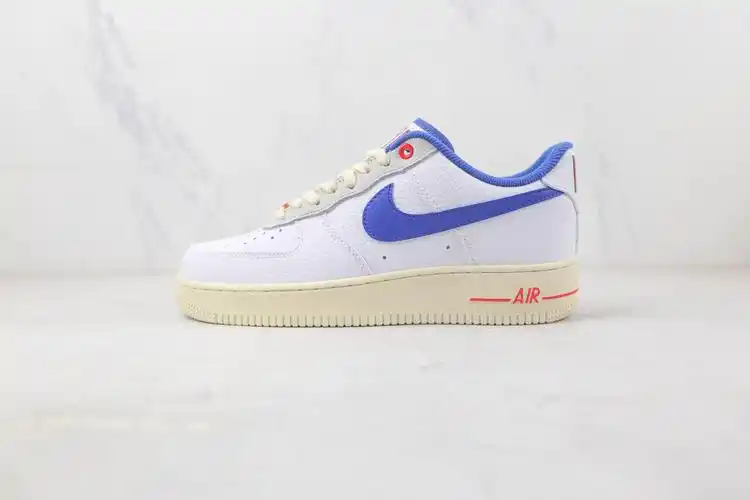 air force 1 low 07纯原版本低帮空军一号白蓝勾板鞋 耐克空军一号