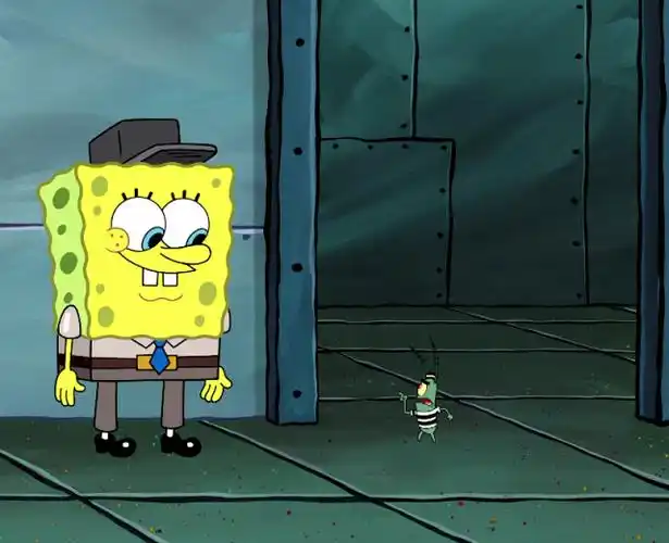 海绵宝宝高清大图,我们一起去抓水母吧,值得一看!