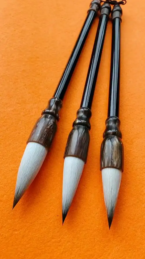 特制极品蒜头笔笔肚饱满,聚锋好!上手容易好把握