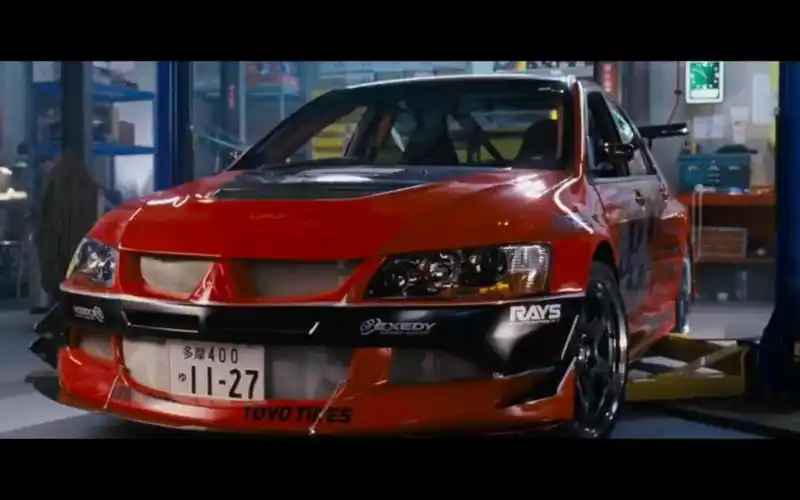 还记得东京漂移那辆三菱evo吗