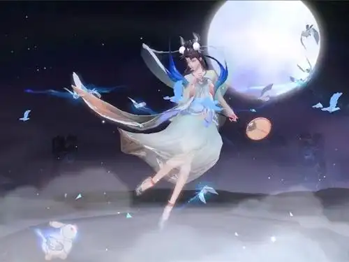 嫦娥如梦令优化完成,新版特效加入玉兔元素,这次是真香了