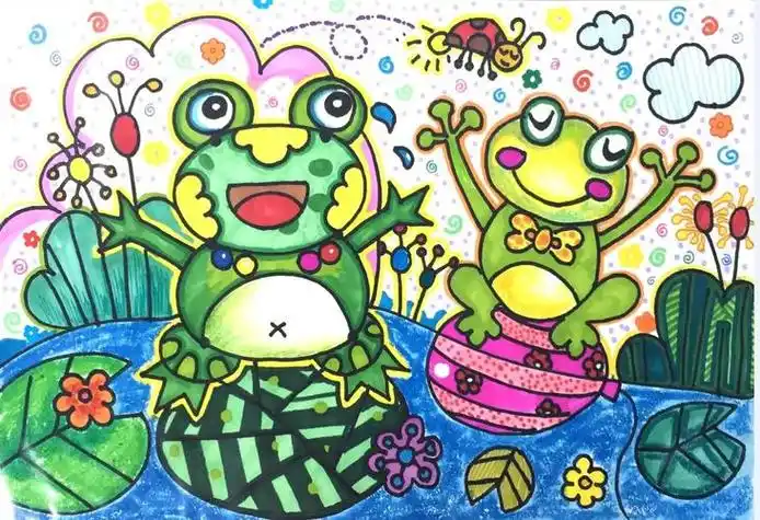 小青蛙怎么画简单漂亮 画青蛙怎么画