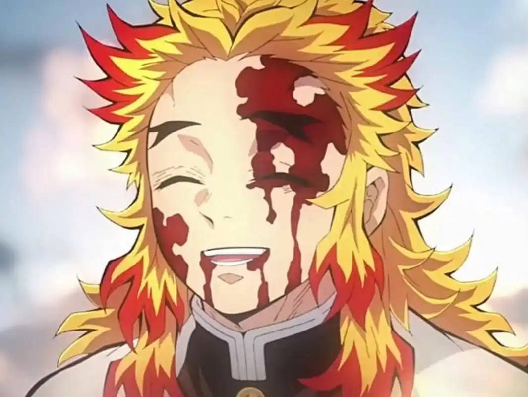 鬼灭之刃临摹手绘 炎柱 炼狱杏寿郎 炼狱杏寿郎 呼吸流派:炎之呼吸炎